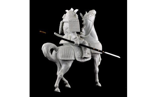 【伊万里焼】騎馬武者像 インテリア 置物 025-H770