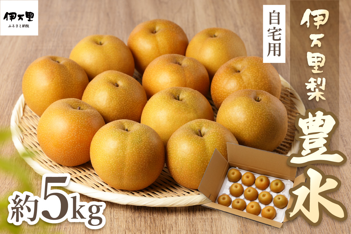 【2026年産先行予約】伊万里梨 「豊水」 約5kg ご自宅用におすすめ 178-B939