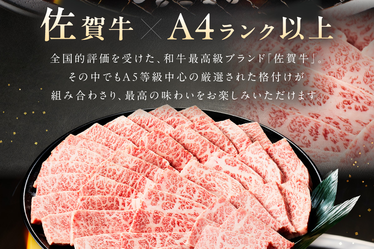 佐賀牛カルビ焼肉 400g A4等級以上 203-J1839