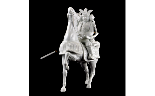 【伊万里焼】騎馬武者像 インテリア 置物 025-H770