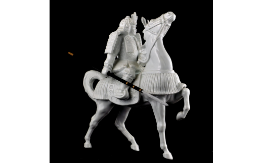 【伊万里焼】騎馬武者像 インテリア 置物 025-H770