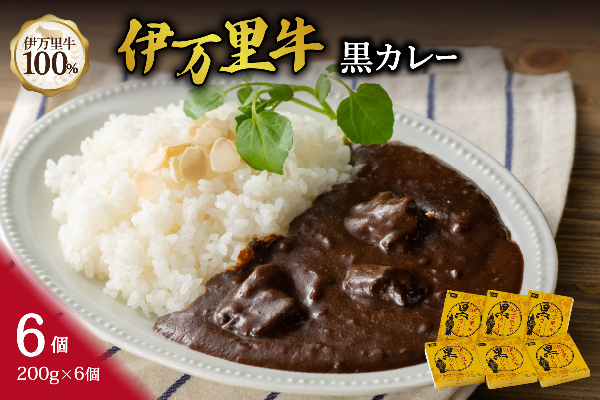 伊万里牛黒カレー 6食分 (200g×6箱） J710