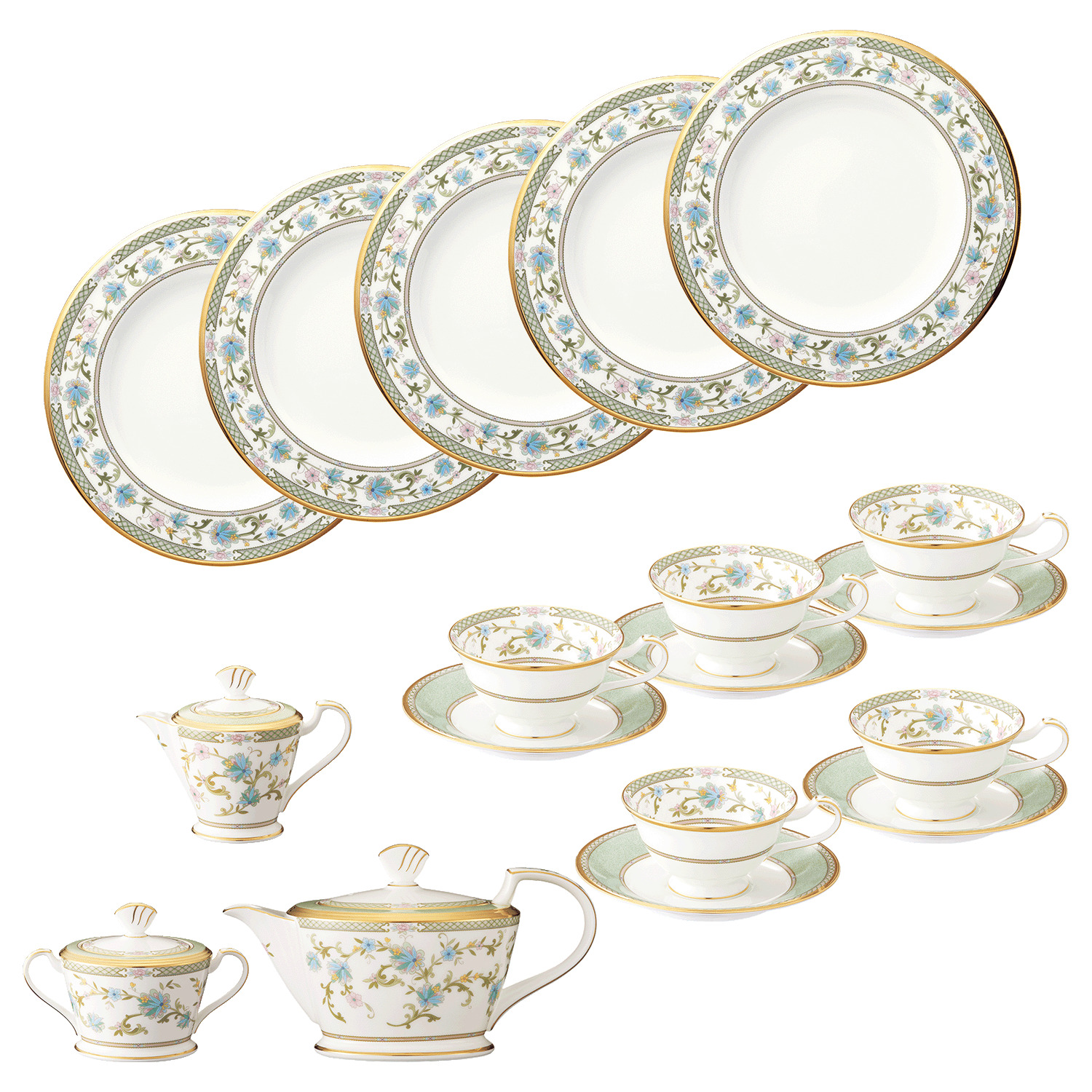 ヨシノ21PCティーセット 058-H1257