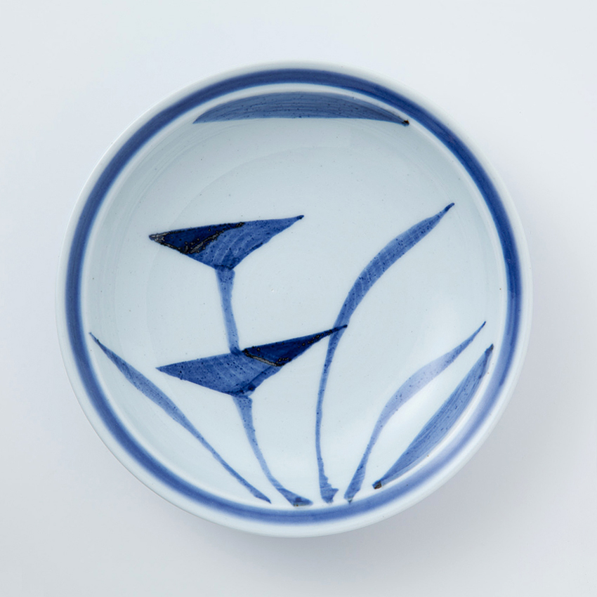 伊万里陶苑 嬉草紋深皿 070-H968