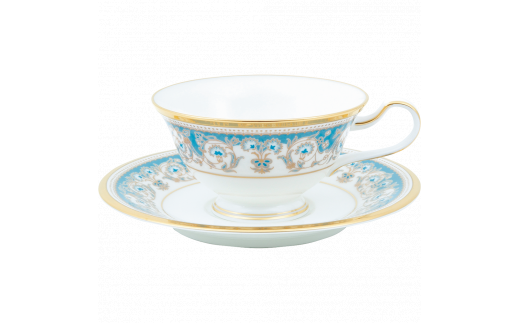 【ノリタケ】アルマンド カップ＆ソーサー 058-H853