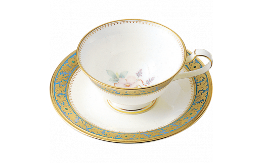 【ノリタケ】グランブロシェ カップ＆ソーサー 058-H854