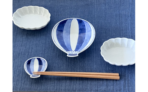 伊万里焼 バルーン徳利皿・盃豆皿 165-H1060