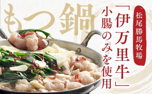 伊万里牛もつ鍋セット(ホルモン200g×2・スープ・麺・薬味付き) J218