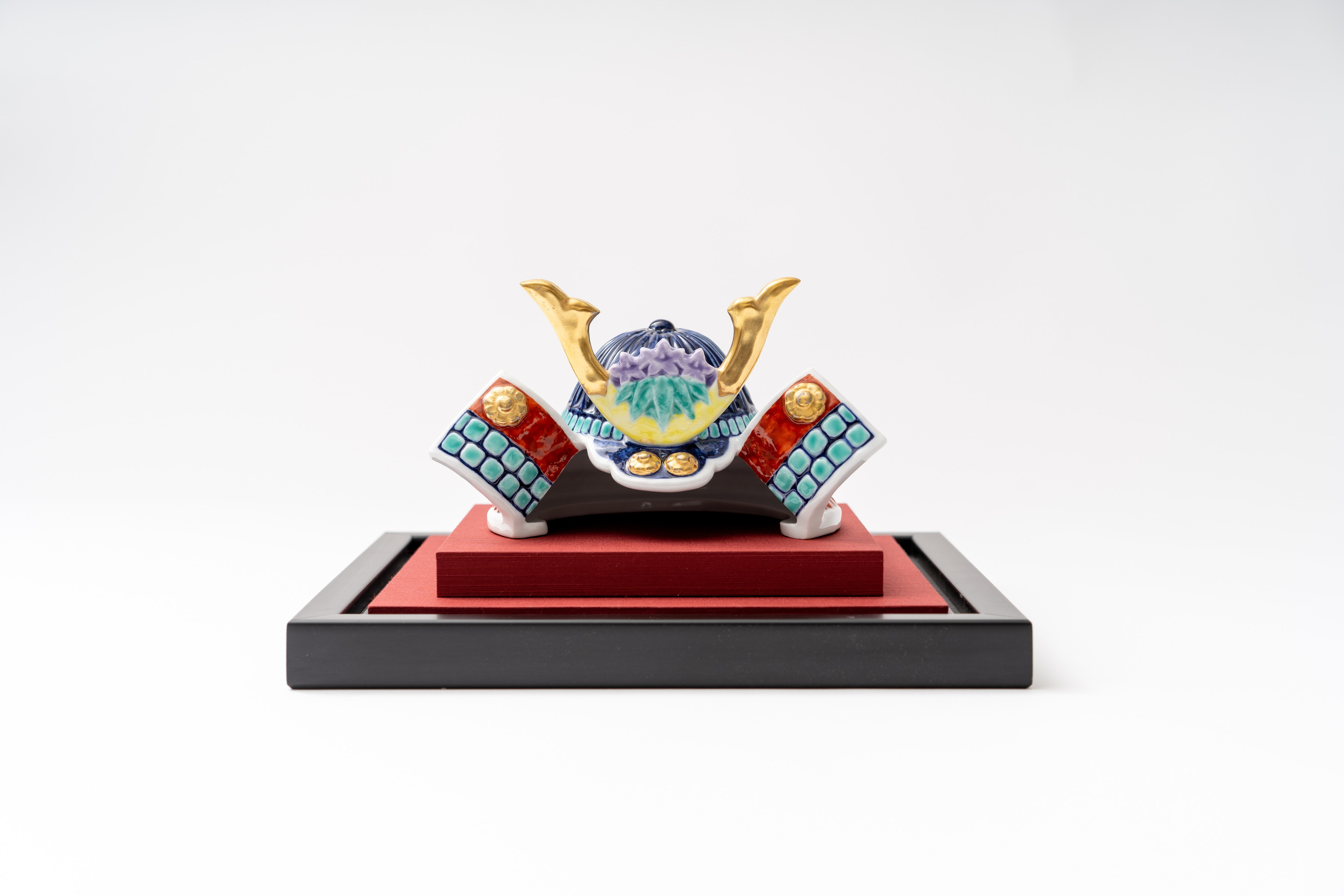 色鍋島 兜飾り（大） 023-H1055