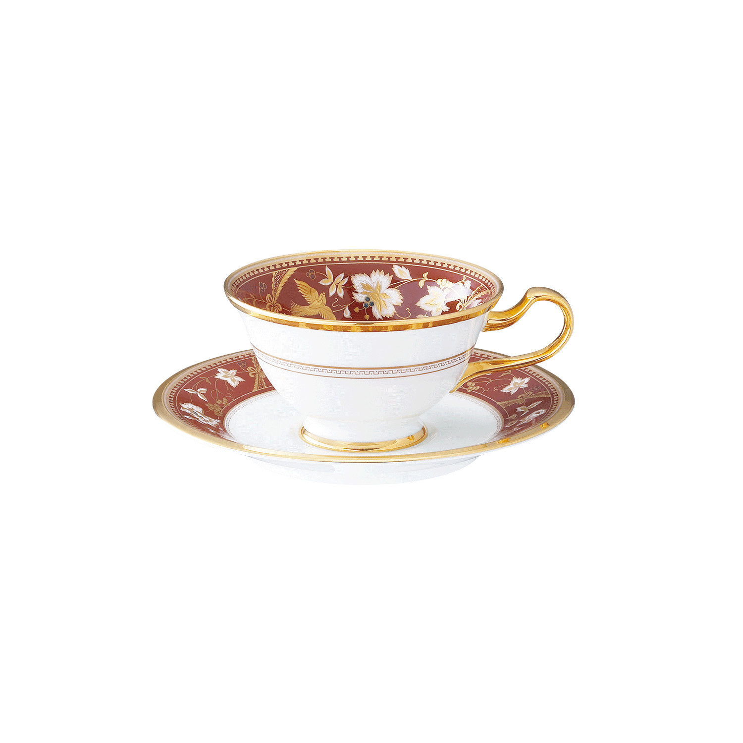 サブライム カップ＆ソーサー（海老茶） 058-H1089