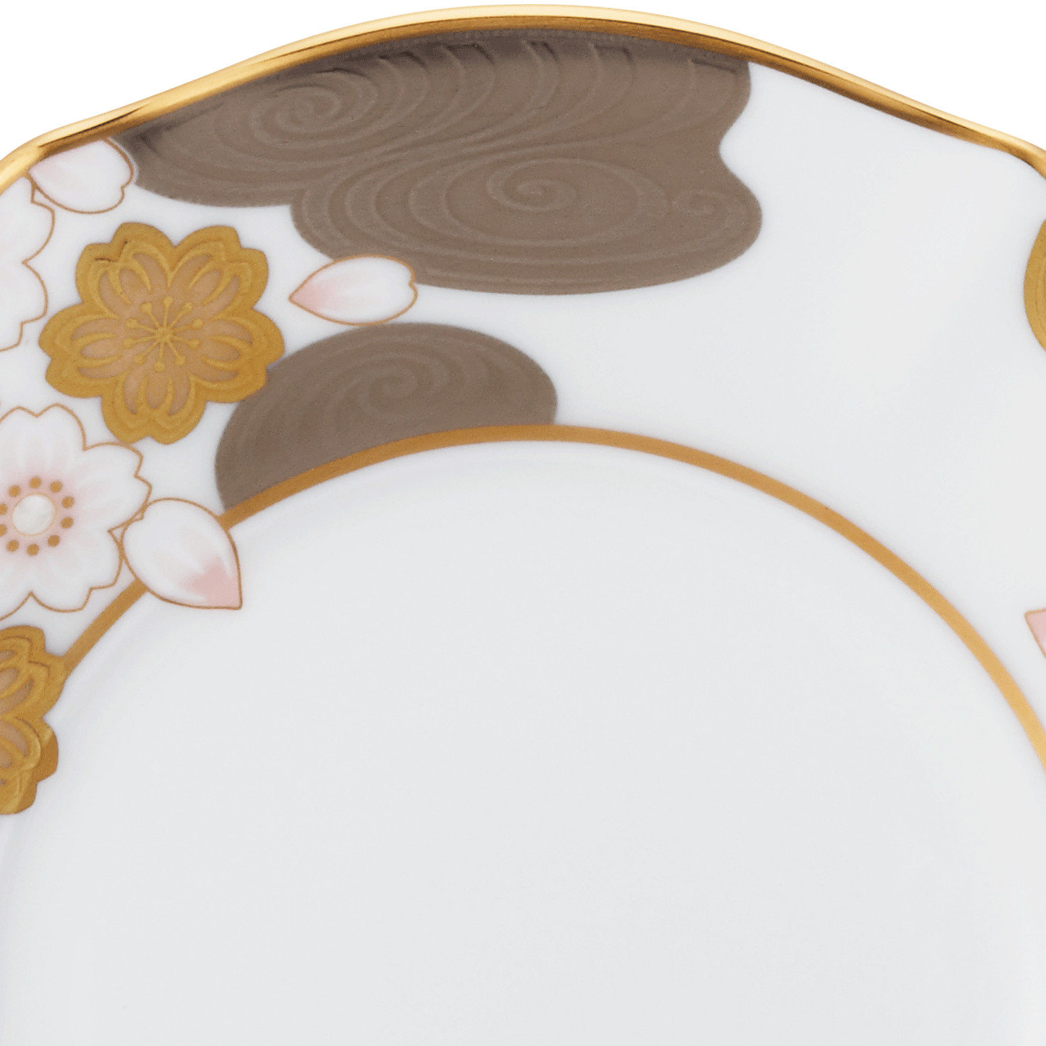 あやみなも コーヒーカップ＆ソーサー（夜桜金銀彩） 058-H1119