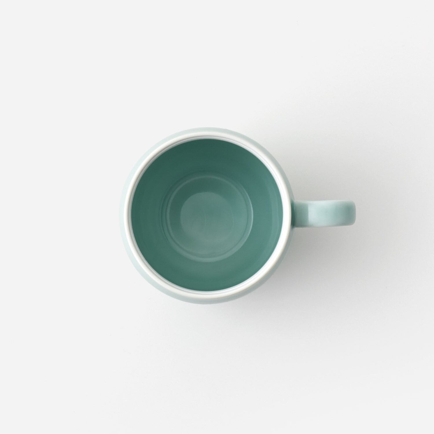 青磁白彩丸マグカップ 2個セット 027-H1168