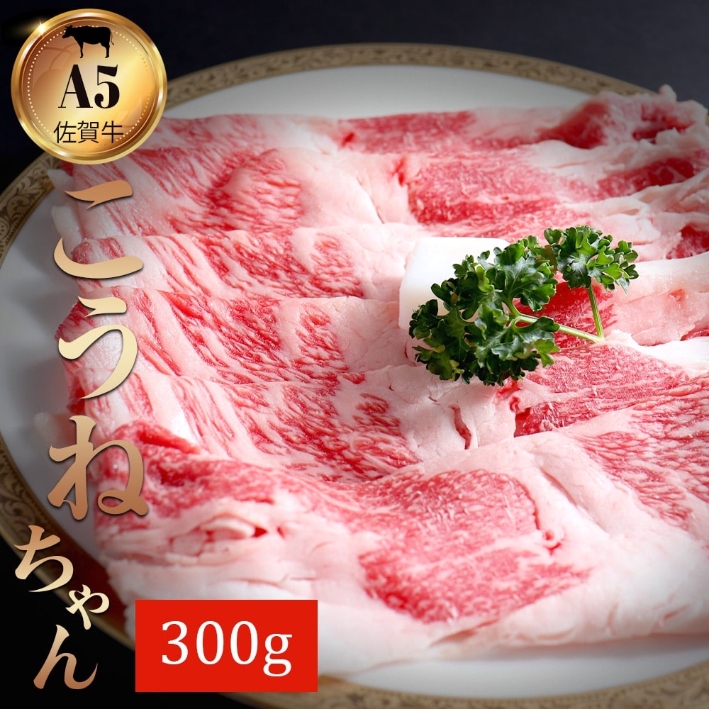 佐賀牛切り落としコウネちゃん300g 161-J786