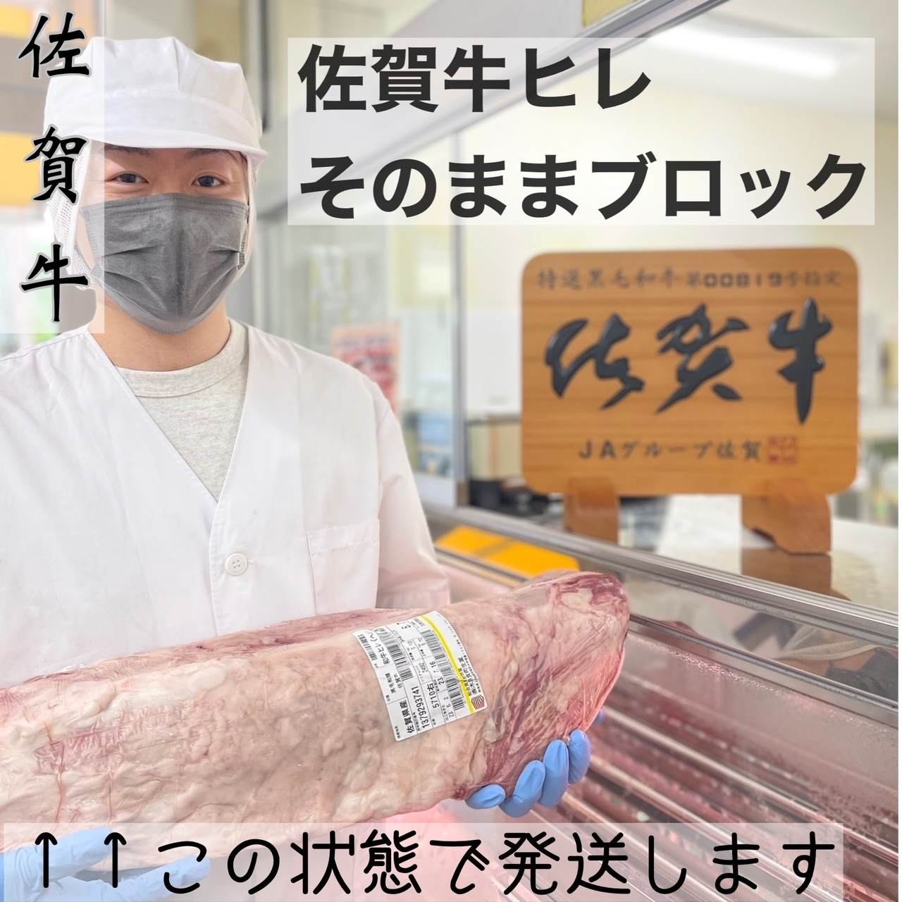 佐賀牛 ヒレ ブロック 5kg J797