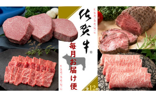 佐賀牛毎月お届け便 50万円ｺｰｽ 999-J906