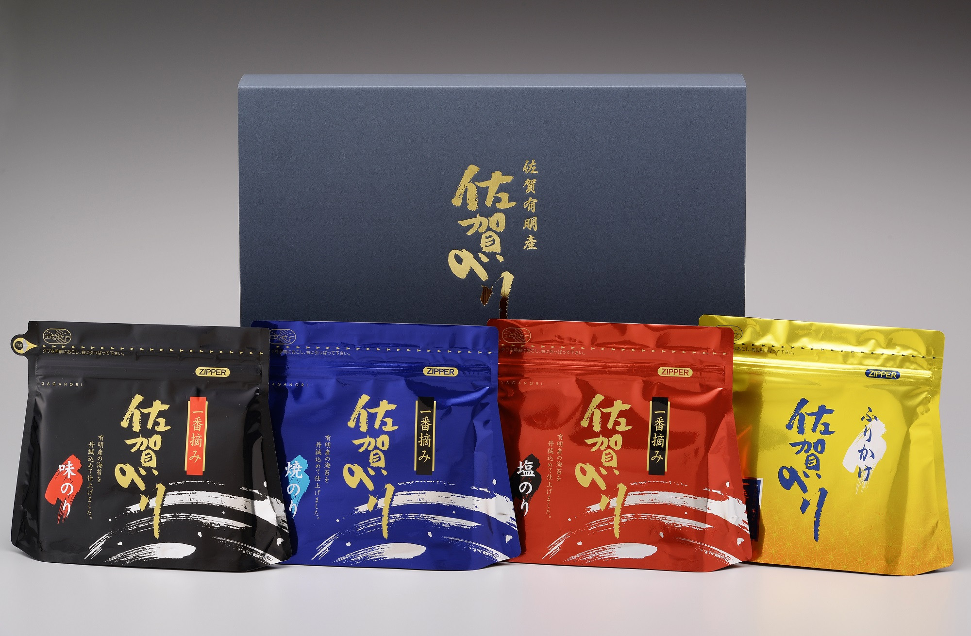 絶品！フワッと口どけ佐賀産最高級海苔3色セットと一番摘みのふりかけ 169-C0242