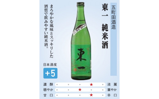 The SAGA認定酒 東一・東長・すみやま・純米酒3本セット 039-D313