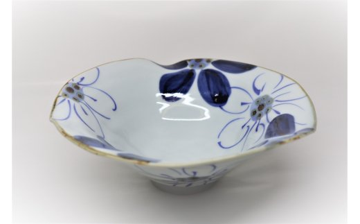 【伊万里焼】大輪花ひねり鉢 032-H616