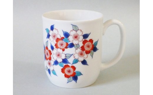 【伊万里焼】色鍋島マグカップ（どちらか1つお届けします）【市川冬山窯】 037-H1231