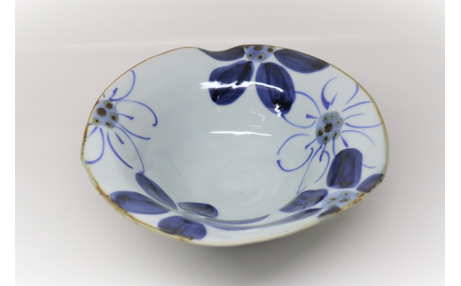【伊万里焼】大輪花ひねり鉢 032-H616