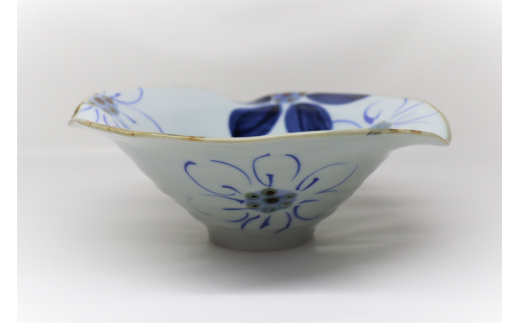 【伊万里焼】大輪花ひねり鉢 032-H616
