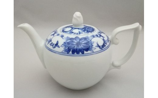 【伊万里焼】菊唐草ティーポット 035-H482