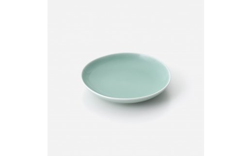 【伊万里焼】青白磁縁波平皿 5枚セット 027-H1309