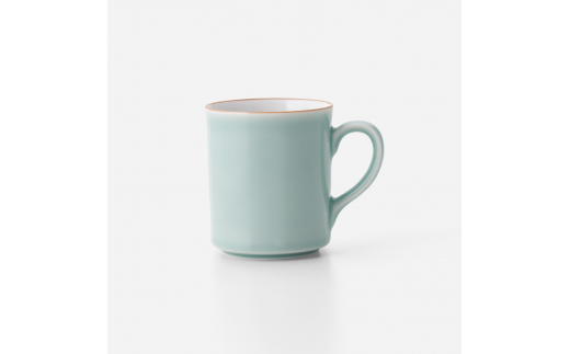 【伊万里焼】青磁口錆掛分けマグカップ 2個セット 027-H1313