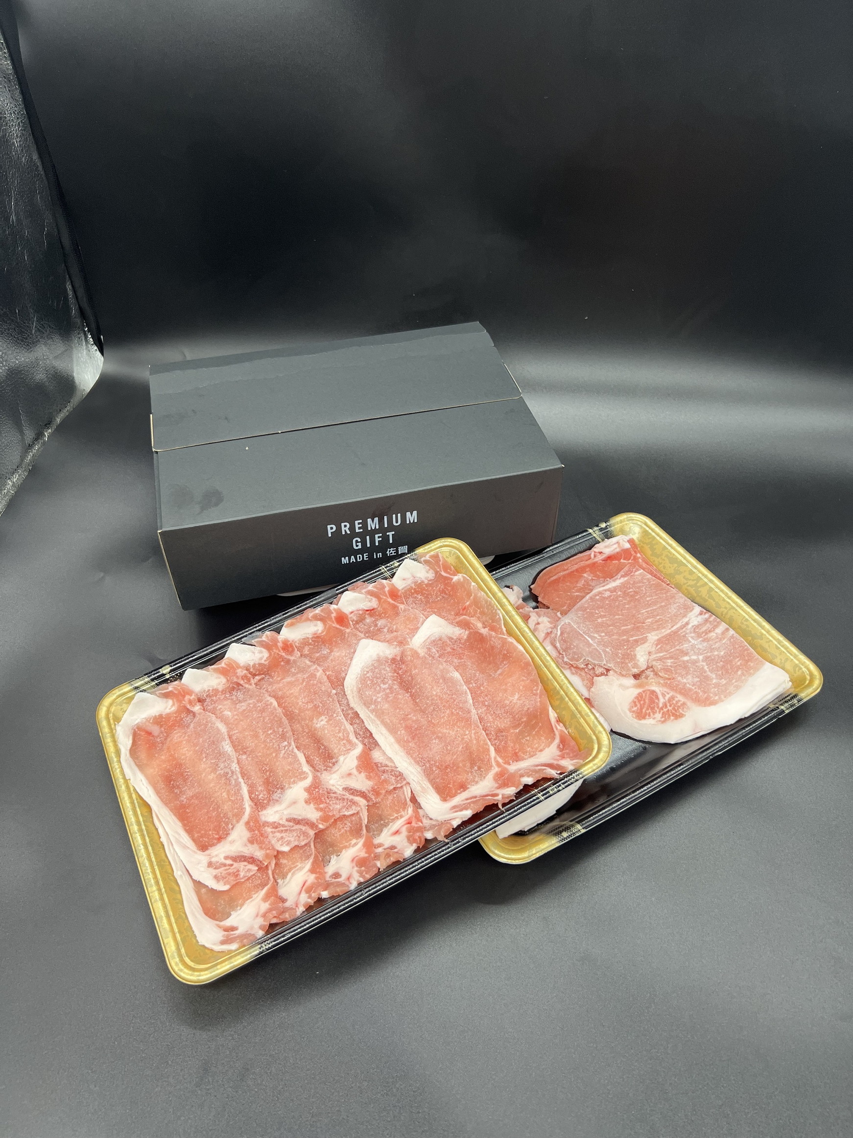 佐賀県産 豚肉 肥前さくらポーク モモ、ローススライス1kg（500g× 2） 150-L033