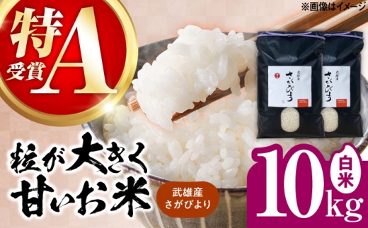 【16年連続特A評価】令和7年産米 武雄市産 さがびより 10kg（5kg×2袋） /株式会社 y's company（utsu和ya） [UDX017]