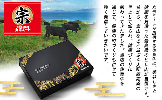 【定期便3カ月配送】佐賀牛ヒレシャトーブリアン200g×5枚 | 最高級 佐賀牛の最高峰 肉の芸術 五感で味わう極上肉 シャトーブリアン 肉 牛肉 高級肉 国産 定期便 3ヵ月 佐賀県 鹿島市 人気 送料無料　W-13