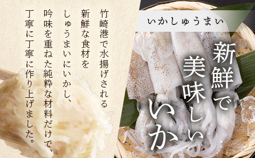 逸品｜いかしゅうまい10個入×2P｜贅沢ないかの旨みたっぷり！｜本格シュウマイ｜冷凍配送・簡単調理｜佐賀県鹿島市｜送料無料　A-195