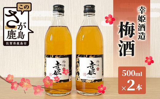 B-578　幸姫酒造 梅酒 500ml 2本