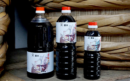 山口醤油醸造所 こだわりの かつお風味醤油(こいくちしょうゆ) 1L×3本 B-620