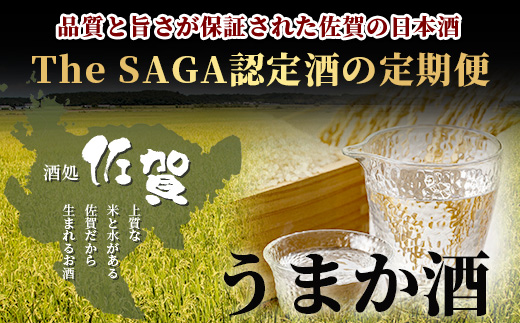 【定期便】【１２ヶ月】TheSAGA認定酒 おたのしみ定期便【毎月1回720ml×2本を計12回お届け】T-6