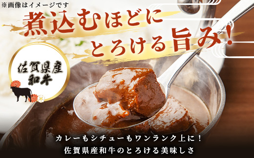 B-81 ＼生活応援／佐賀産 和牛 カレー・シチュー用 600g 佐賀産和牛 肉 佐賀 牛肉 佐賀県 鹿島市 冷凍 送料無料 人気