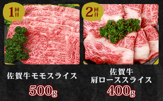 【定期便12回】佐賀牛 食べ比べ 定期便 モモスライス 肩ロース サーロインステーキ 切り落し ローストビーフ 焼肉 サイコロステーキ モモブロック V-45