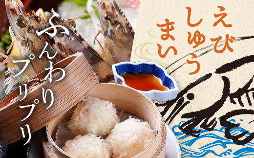 逸品｜えびしゅうまい10個入×2P｜贅沢なえびの旨みたっぷり！｜本格シュウマイ｜冷凍配送・簡単調理｜佐賀県鹿島市｜送料無料　A-196