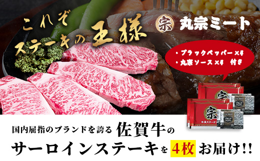 佐賀牛 サーロインステーキ 250g×4枚 計1000g ブランド牛 ステーキ 精肉 E-185