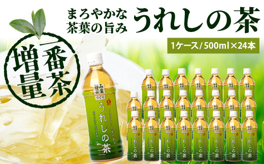 うれしの茶 500mlペットボトル×24本入 箱買い セット お茶 飲料 緑茶 飲み切りサイズ  B-664 