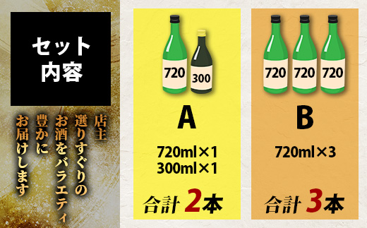 【訳あり】熟成貯蔵酒 日本酒バラエティセット｜純米大吟醸・純米吟醸など数種類からお届け 清酒 飲み比べセット 佐賀県鹿島市 B-584