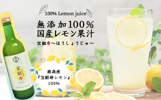 【先行予約】無添加100％ 国産 レモン果汁 720ml × 3本 セット 計2160ml | ふるさと納税 レモン レモン果汁 果汁 檸檬 れもん 宝韶寿レモン 佐賀県 鹿島市 ふるさと 人気 送料無料 B-334
