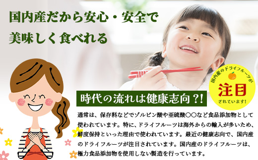 みかんを使ったドライフルーツ (ひと房) 100g　｜佐賀県 鹿島市 みかんドライフルーツ みかん ドライフルーツ 無添加 有機 国産 ドライみかん 無添加 おやつ 砂糖不使用 オーガニック 体にやさしい お菓子 子供 安心 妊婦 美容 高齢者｜　A-206