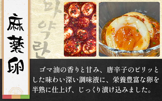 熟成発酵無添加キムチ　詰め合わせセット（山芋キムチ　切干大根キムチ　麻薬卵　ナッツキムチ）C-159