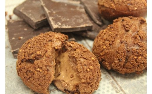 B-480　米粉のクッキーシューと米粉のチョコクッキーシュー10個詰め合わせ