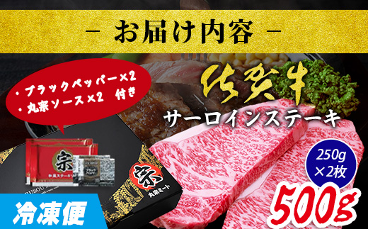 佐賀牛 サーロインステーキ 250g×2枚 ブランド牛 精肉 ステーキ C-200