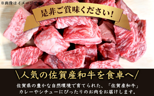 B-81 ＼生活応援／佐賀産 和牛 カレー・シチュー用 600g 佐賀産和牛 肉 佐賀 牛肉 佐賀県 鹿島市 冷凍 送料無料 人気