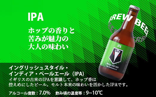 佐賀県鹿島市　社会人サッカー【Brew KASHIMA】応援　クラフトビール　Brew ビール　4本セット（330ml×4本）　C-118