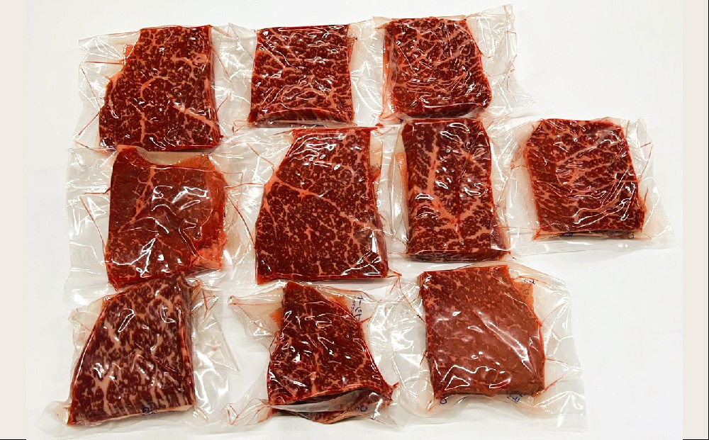 【12か月定期便】【A4〜A5】佐賀牛モモステーキ 約1kg(100g×10P)×12回【肉 牛肉 ブランド牛 黒毛和牛 ステーキ肉 ふるさと納税】(H112332)