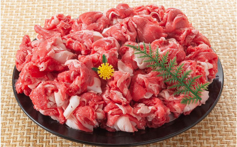 【3か月定期便】訳あり！佐賀産和牛切り落とし 1.2kg(600g×2P)×3回【肉 牛肉 ブランド牛 黒毛和牛 ふるさと納税】(H112318)